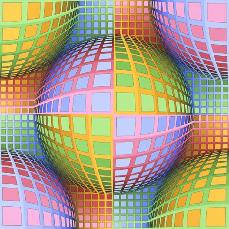 콤포지션 7. 빅토르 바자렐리 Victor VASARELY