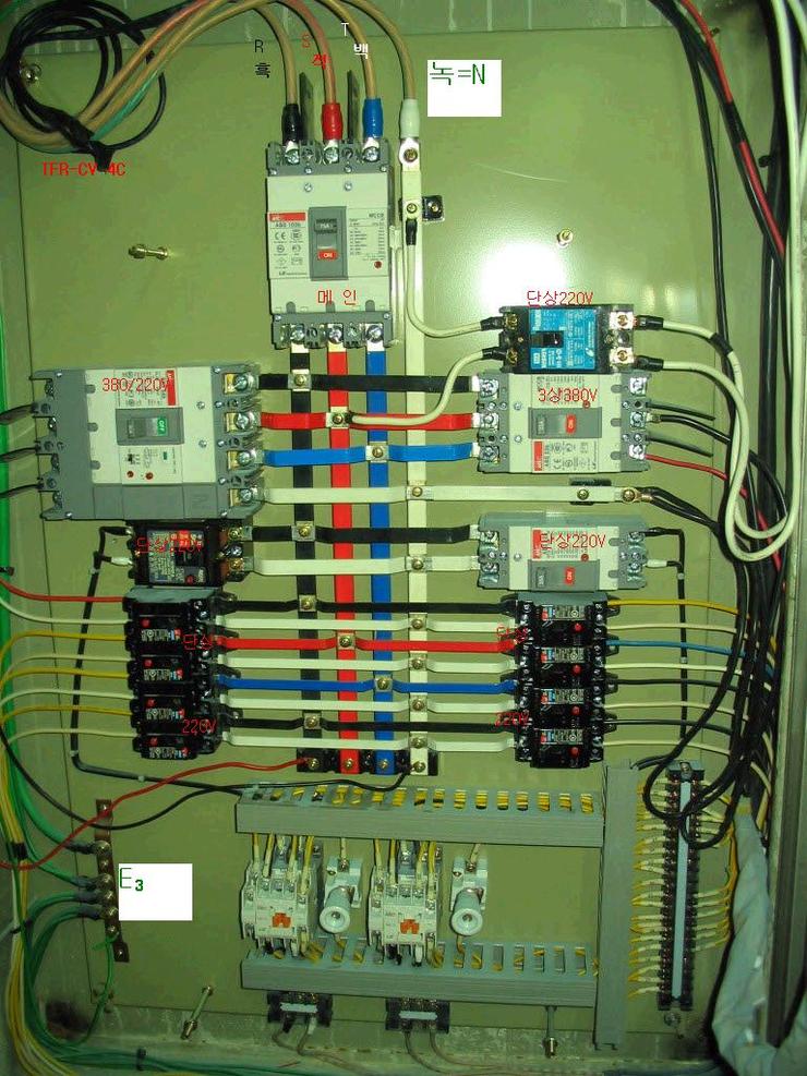 전기공사에 사용되는 전선색상 에 대하여 네이버 블로그 